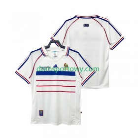 Koszulka Francja Retro Wyjazdowe Koszulki Piłkarskie 1998 Krótki Rękaw